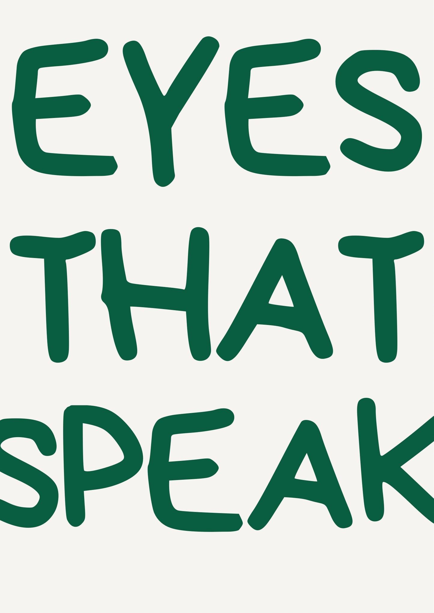 Eyes that speak