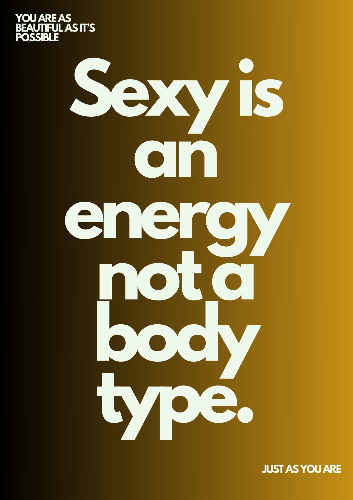 Sexy is an energy