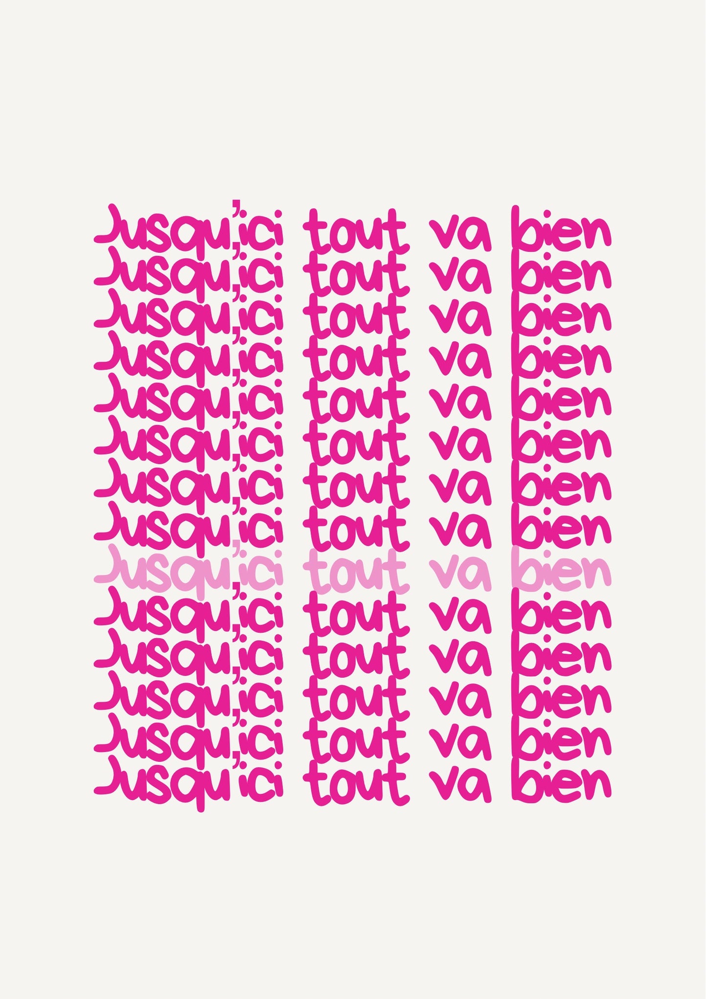 Jusqu’ici tout va bien