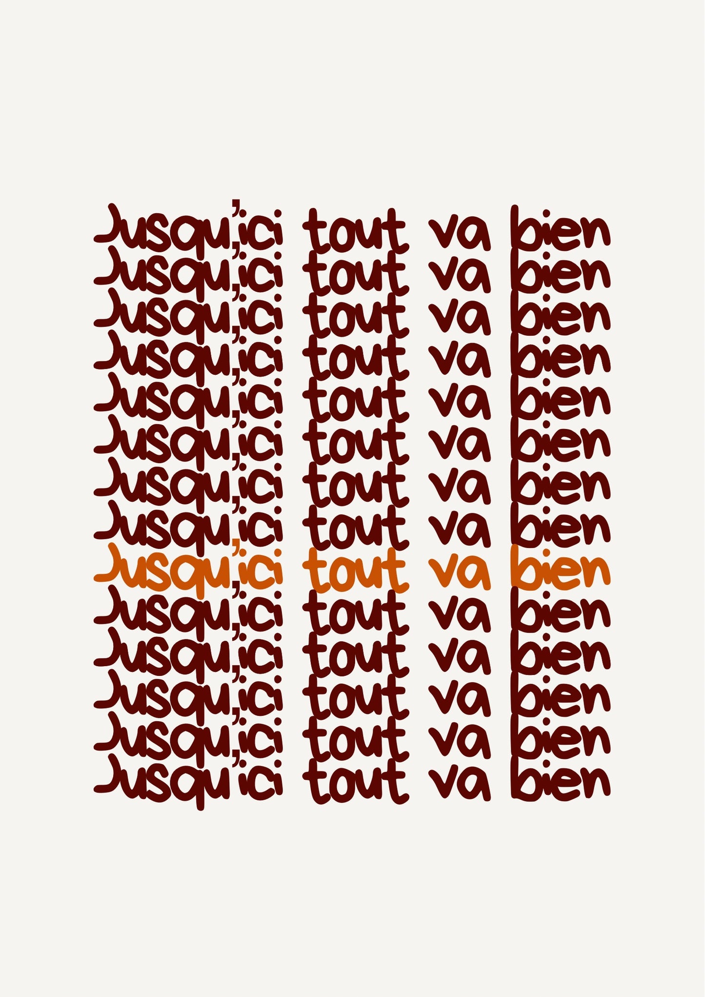 Jusqu’ici tout va bien