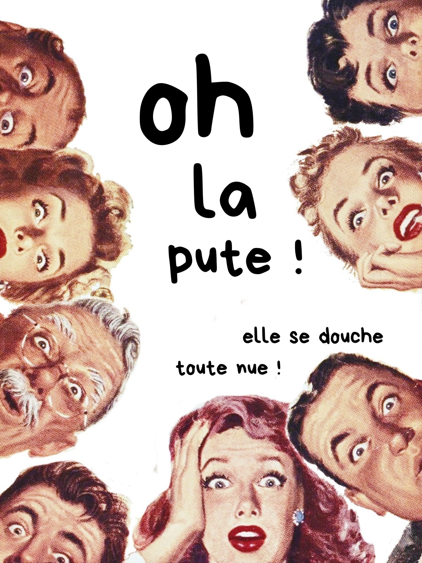 Elle se douche toute nue !