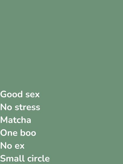 Good sex, no stress